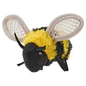 IKEA SKOGSDUVA Soft toy, mini-bumblebee, black yellow, 3"